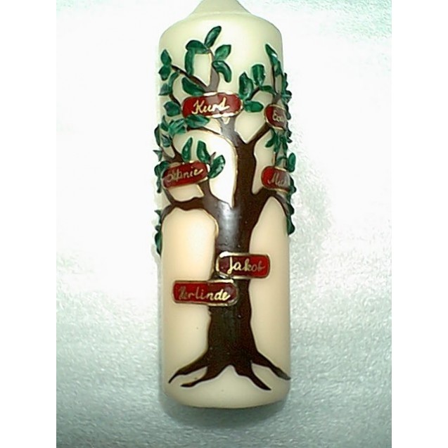 Kerze "Stammbaum"