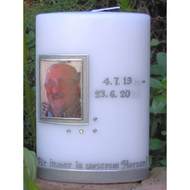 Gedenkkerze "FÃ¼r immer"