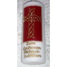 Kerze fÃ¼r JubilÃ¤um