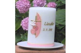 Taufkerze "Linda"