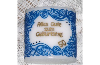 Geburtstagskerze barock