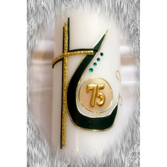 Geburtstagskerze "75"