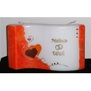 Hochzeitskerze "Bordeaux"