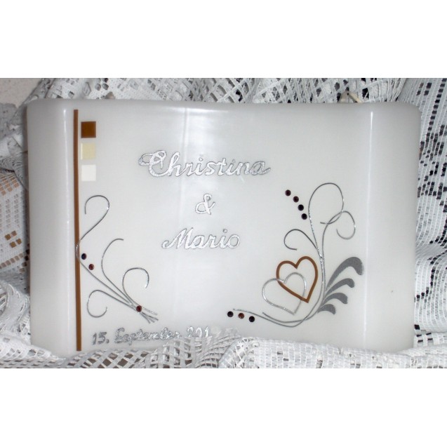 Hochzeitskerze "GÃ¶teborg"