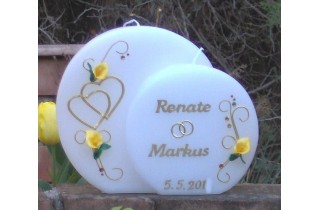 Hochzeitskerze "LagunaBeach"