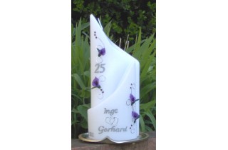 JubilÃ¤umskerze "Silberhochzeit"