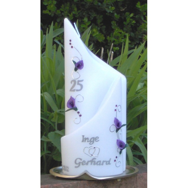 JubilÃ¤umskerze "Silberhochzeit"