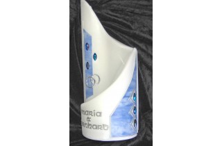 Hochzeitskerze "BlueCrystal"